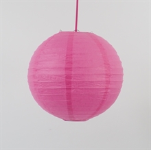 Ricepaper lamp shade 30 cm. Hot pink